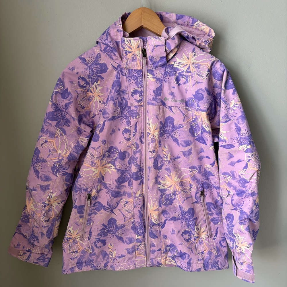 COLUMBIA‎ Arctic Trip III Interchange Jacket Girl's Youth Size XL (18-20) Purple